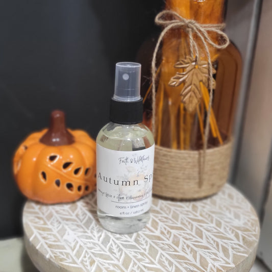 Autumn Spice Room + Linen Spray