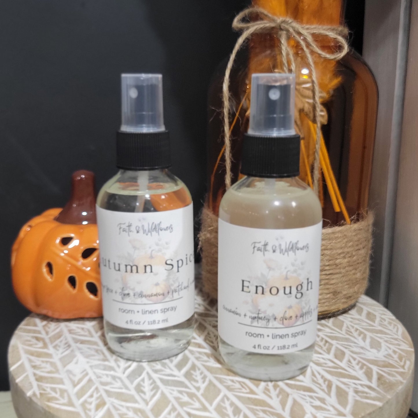 Autumn Spice Room + Linen Spray